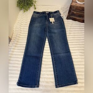 Curve Appeal high rise straight leg jeans